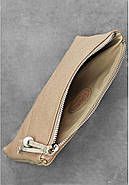 Жіноча косметичка з натуральної шкіри "Крем-брюле", фото 7