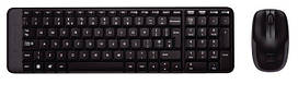 Комплект Logitech MK220 RU; USB; 1000dpi; 2,4 ГГц 10 м; (920-003169)