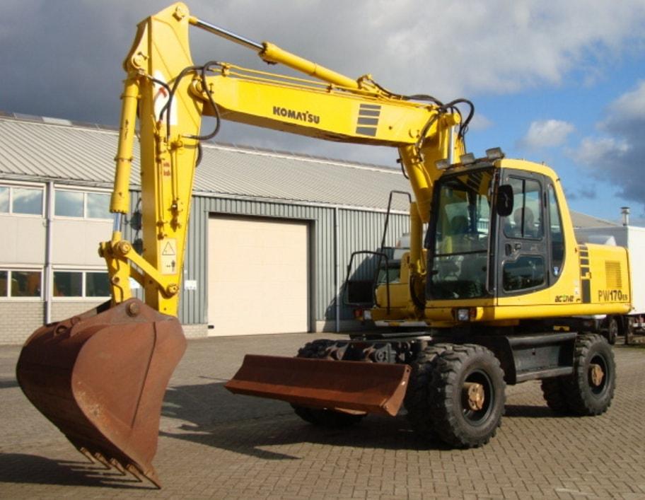 Колісний екскаватор KOMATSU PW170, фото 1