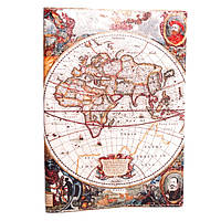 Обложка на паспорт "Древняя карта мира"