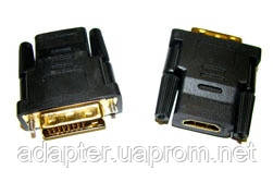 Перехідник HDMI AF — DVI M (24+1) ОЕМ