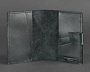 Обкладинка для паспорта зі шкіри 4.0 "Графіт", фото 3