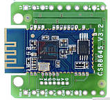 Підсилювач із плеєром 2*5 Вт Bluetooth 4.0 apt-X Hi-fi аудіомодуль DC 3.3-6,5V, фото 6