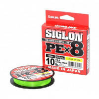 Шнур Sunline Siglon PE х8 150m (салат.) #0.4/0.108 mm 6lb/2.9 kg