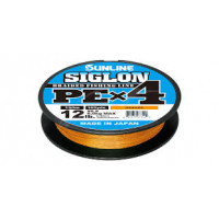 Шнур Sunline Siglon PE х4 150m (оранж.) #2.0/0.242 mm 35lb/15.5 kg, фото 1