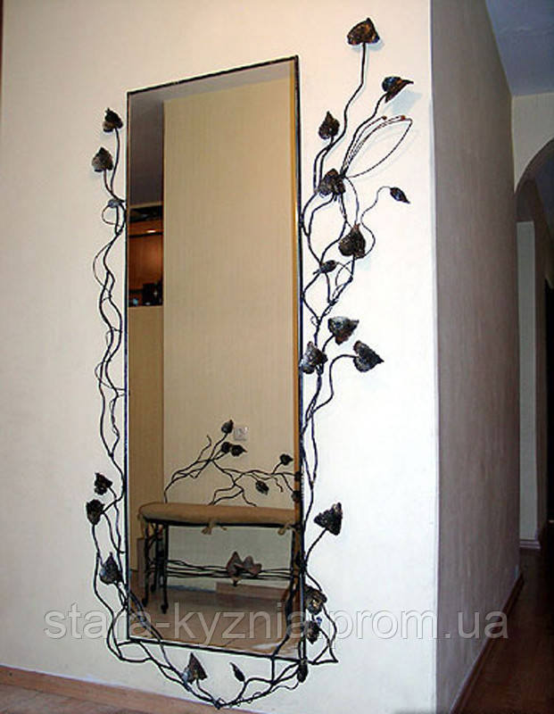 Рамка дпід зеркало з листям №6