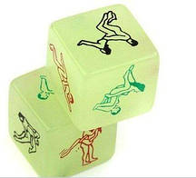 Світні ігрові кубики з позами "Камасутра