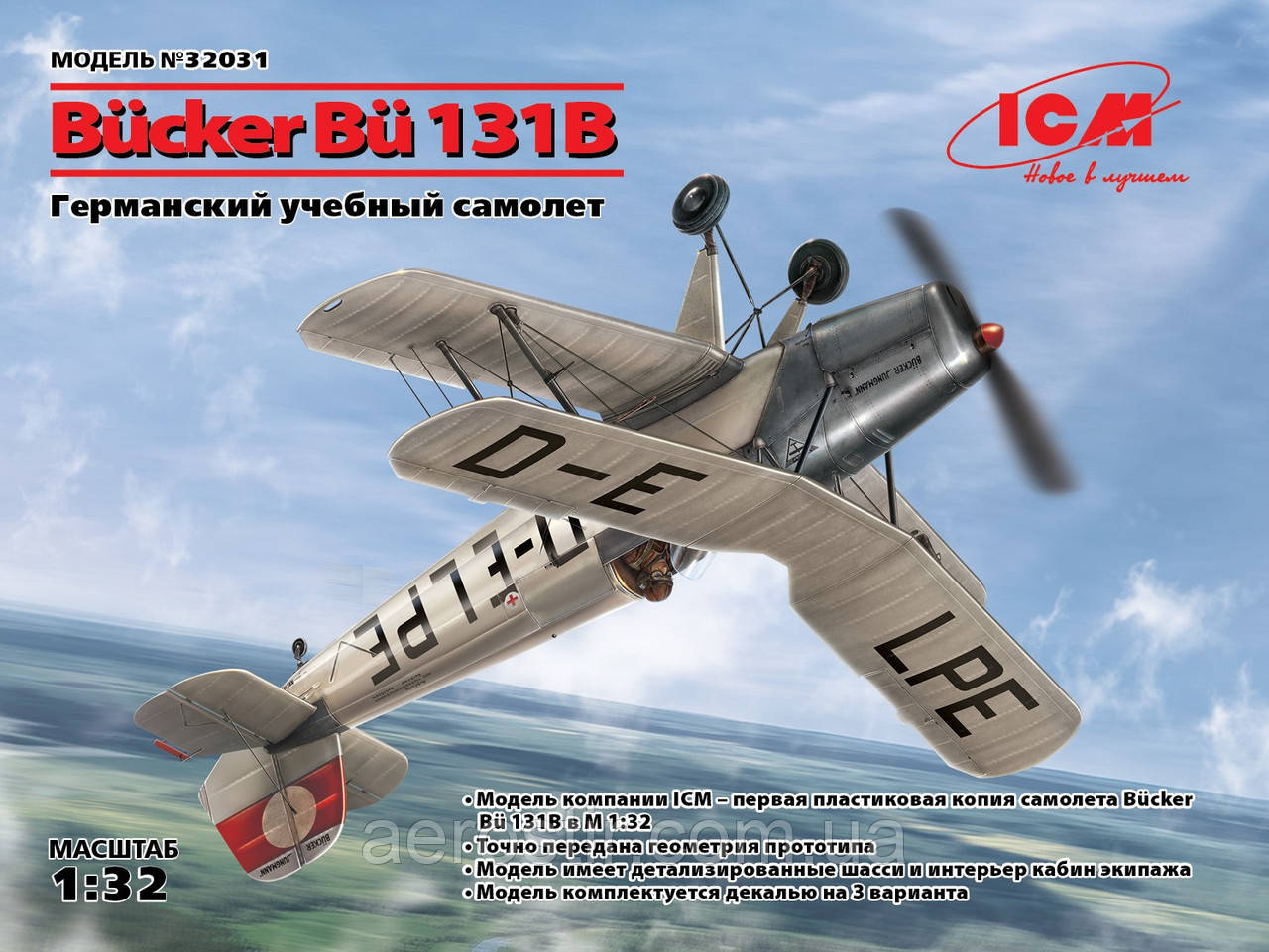 Bücker Bü 131B 1/32 ICM 32031