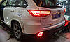 Діодні ліхтарі LED тюнінг оптика Toyota Highlander XU50 стиль Лексус (червоні), фото 4