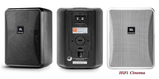 JBL Control 25-1 Настінна акустична система JBL Control 25-1 Black White front rear