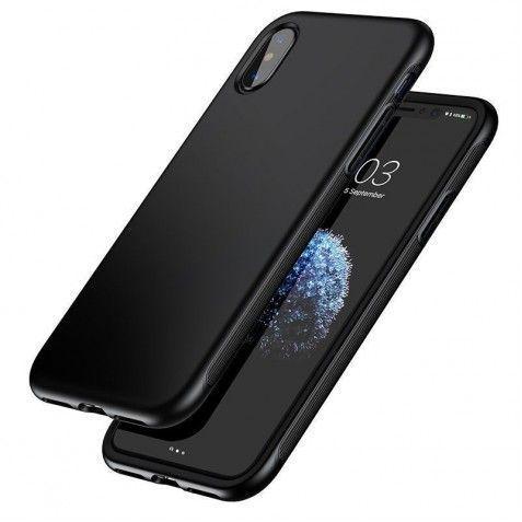 Чорний силіконовий чохол iPhone XS Max, фото 1