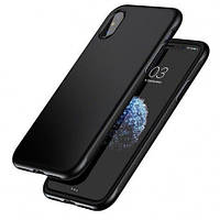 Чорний силіконовий чохол iPhone XS Max