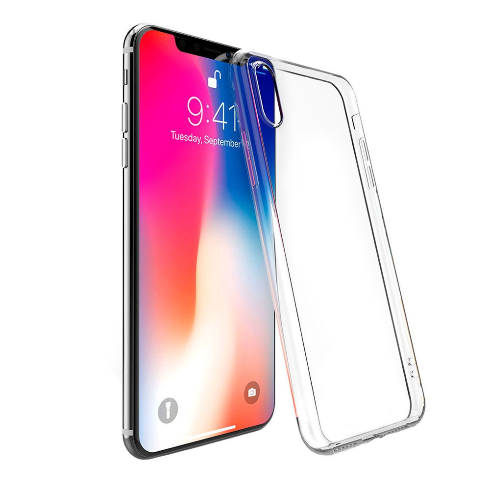 Силіконовий чохол iPhone X / Xs Прозорий, фото 1