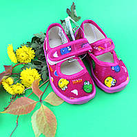 Дитяча текстильна взуття оптом Тапочки в садок на дівчинку Vitaliya Віталія Україна, розміри р. 19 по 22,5