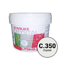 Litokol Starlike Хамелеон (Crystal) 1 кг - эпоксидный светопропускающий состав для затирки стекломозаики 1 кг
