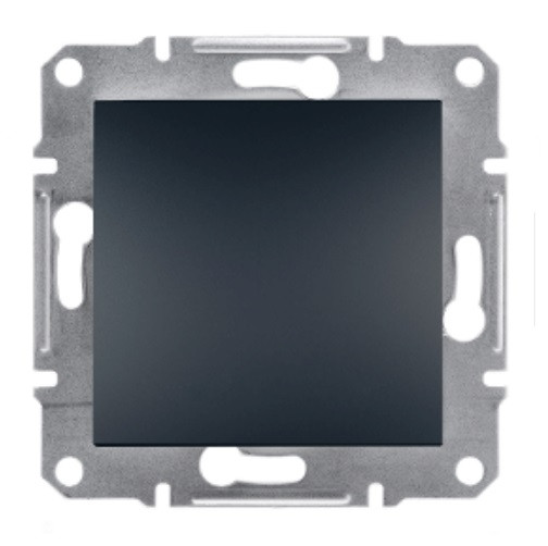 Кнопковий вимикач антрацит Asfora Schneider electric EPH0700171
