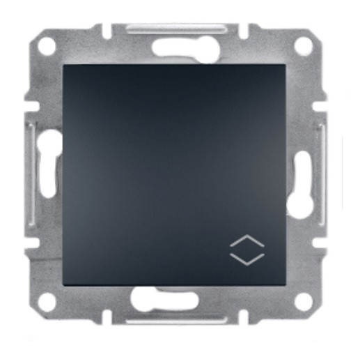 Вимикач прохідний антрацит Asfora Schneider electric EPH0400171