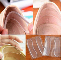 Силіконові смужки від натирання взуття 98 на 25 мм прозорий