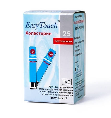 Тест-полоски для глюкометра Easy Touch для определения уровня ...