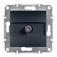 Розетка супутникова SAT антрацит Asfora Schneider electric EPH3700171