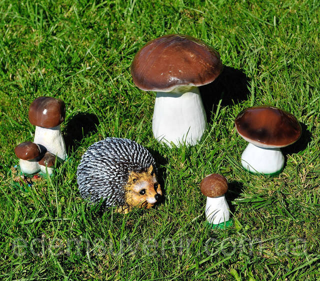 Купити садові фігурки грибів - фото Еdем Купити садові фігурки грибів