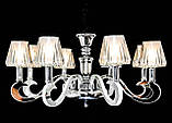 Класична люстра з кришталевими плафонами 8011/8, фото 2