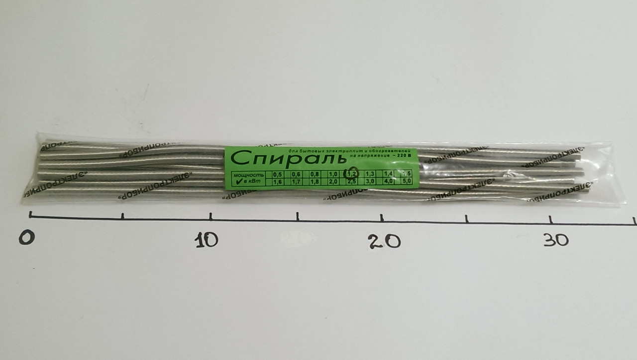 Спіраль 1200w (ніхром Х12Н80), упаковка 10штук Zipexpert