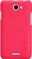 Чехол Nillkin Super Frosted для HTC Desire 516 / 316d bright red + защитная плёнка