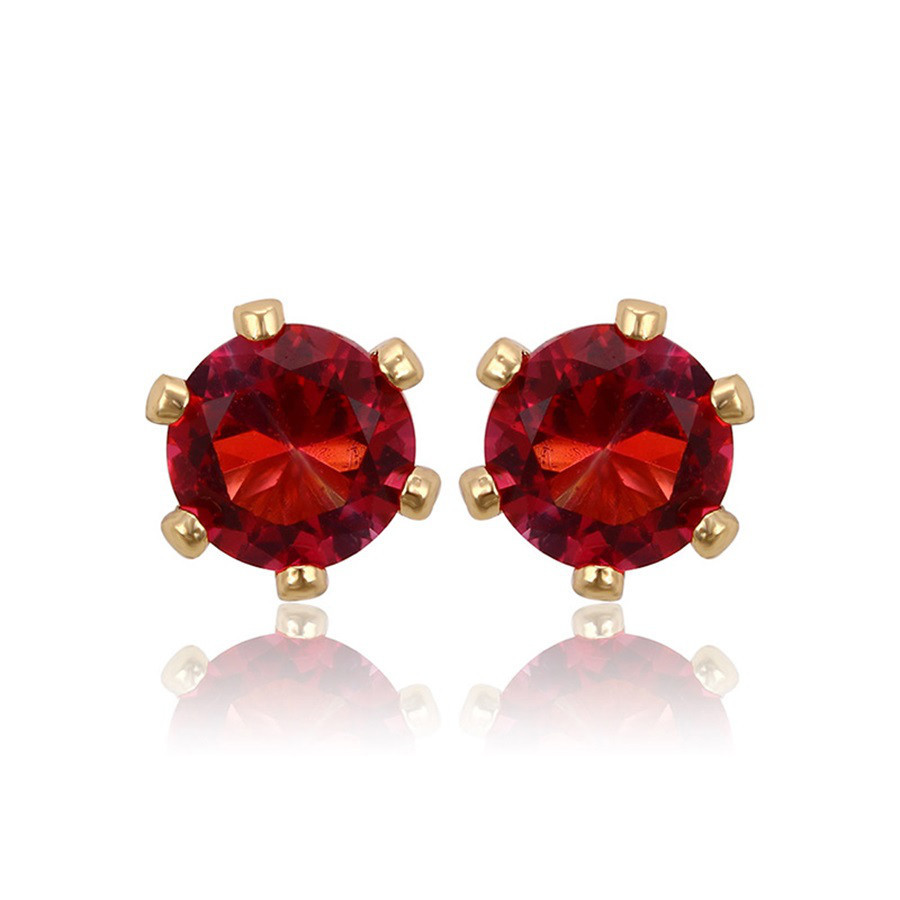 Сережки гвоздики ХР Gold filled 18k