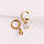 Сережки ХР Gold filled 18k, фото 5