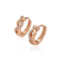 Сережки ХР Gold filled 18k