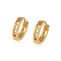 Сережки ХР Gold filled 18k