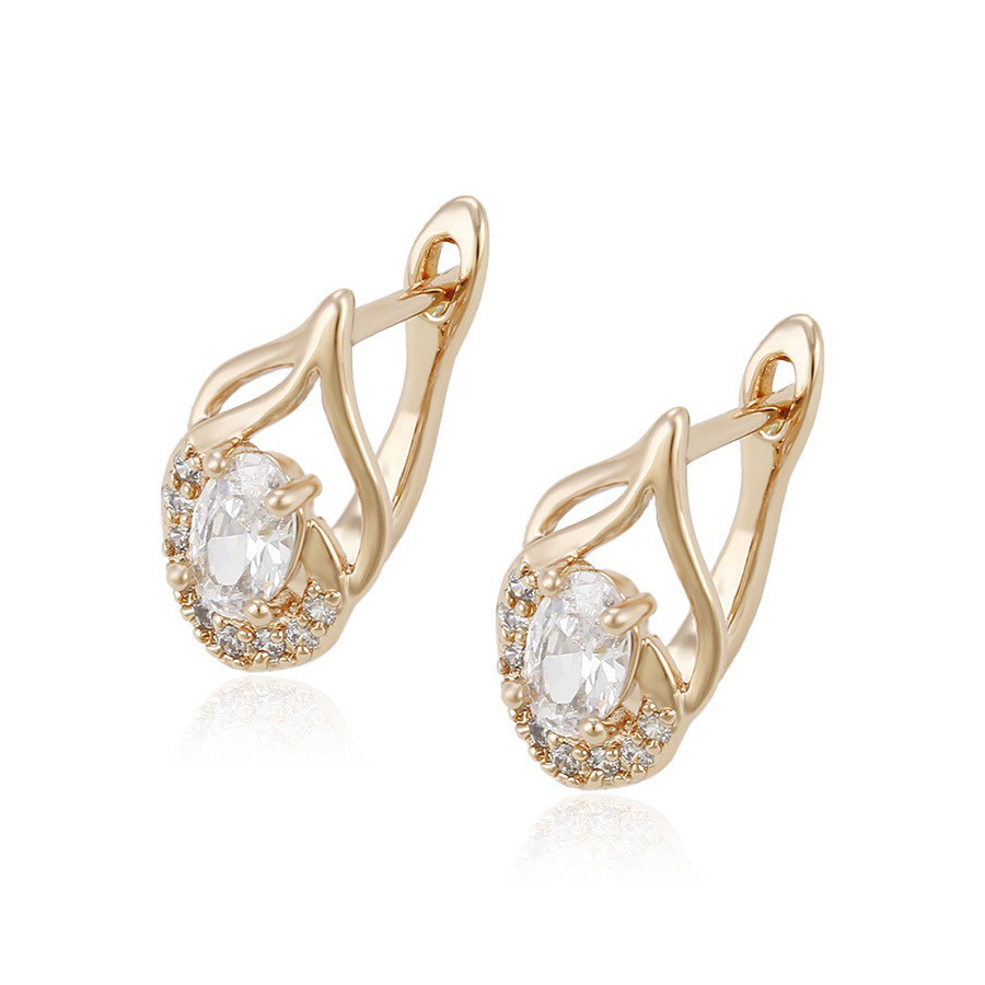 Сережки ХР Gold filled 18k