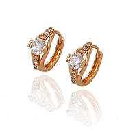 Сережки ХР Gold filled 18k