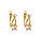Сережки ХР Gold filled 18k, фото 3