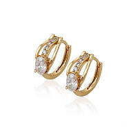 Сережки ХР Gold filled 18k