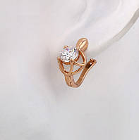 Сережки ХР Gold filled 18k Рожеве золото.