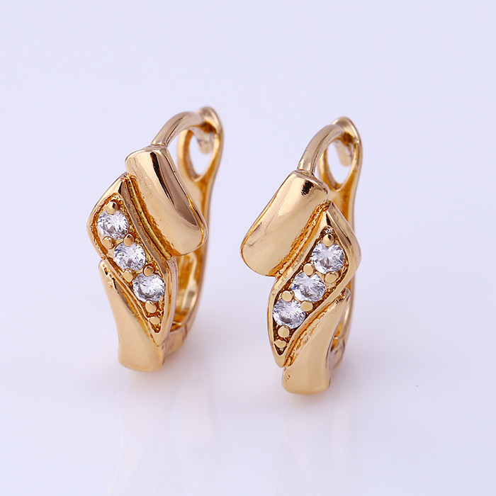 Сережки ХР Gold filled 18k