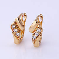 Сережки ХР Gold filled 18k