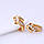 Сережки ХР Gold filled 18k, фото 5