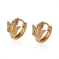Сережки ХР Gold filled 18k