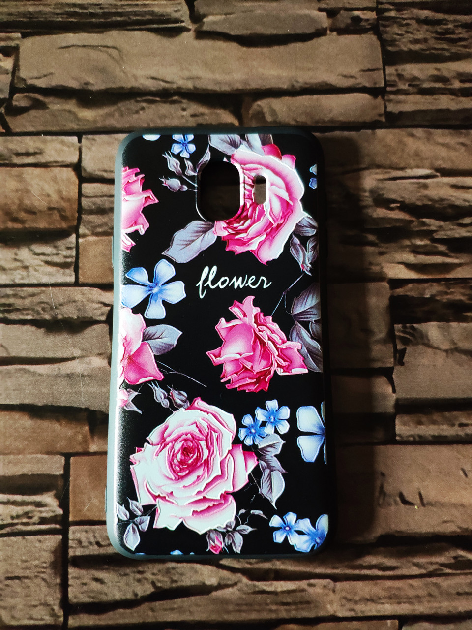 Чохол із квітами для Samsung j4 2018 / j400 силіконовий