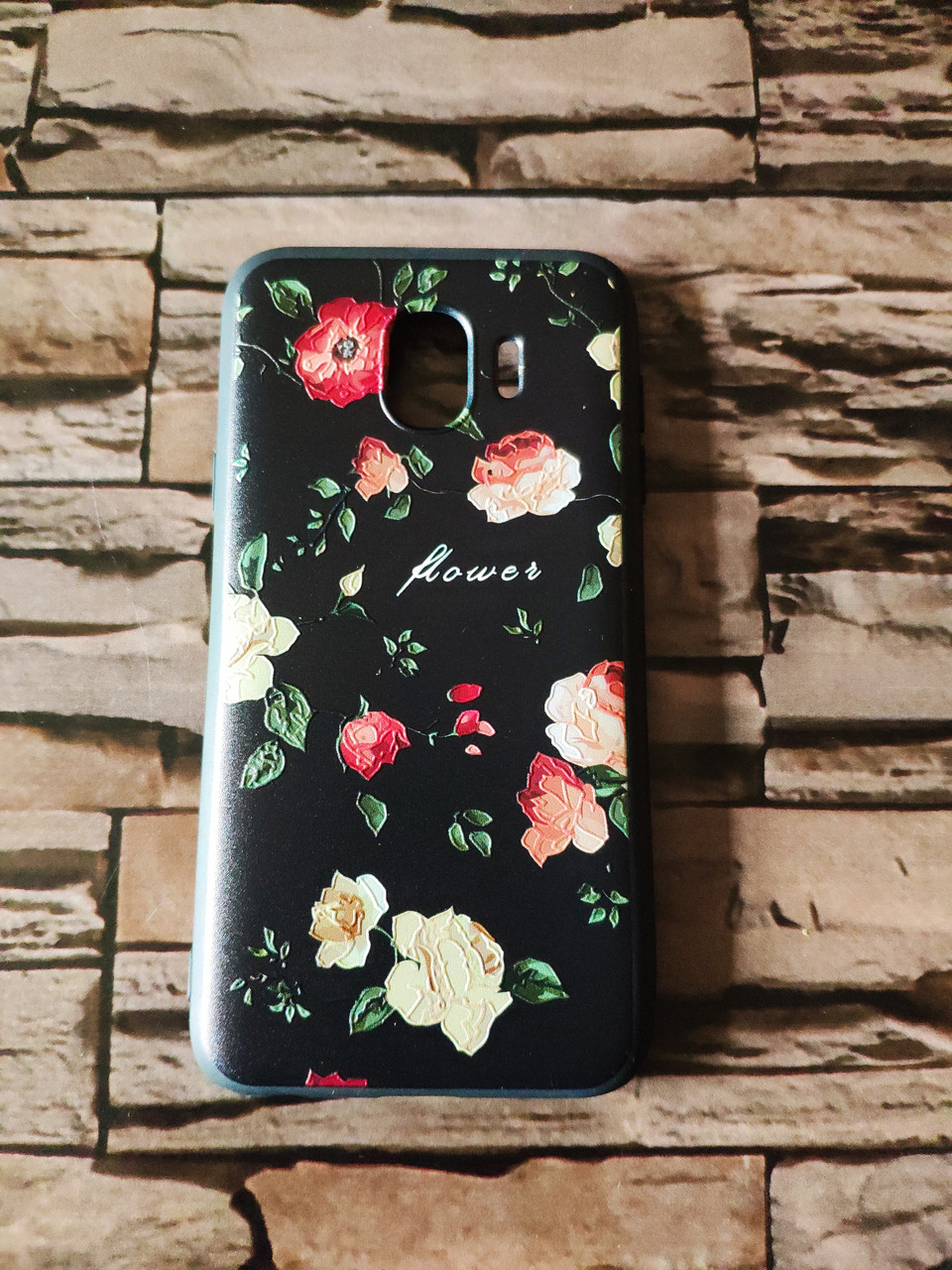 Чохол із квітами для Samsung j4 2018 / j400 силіконовий