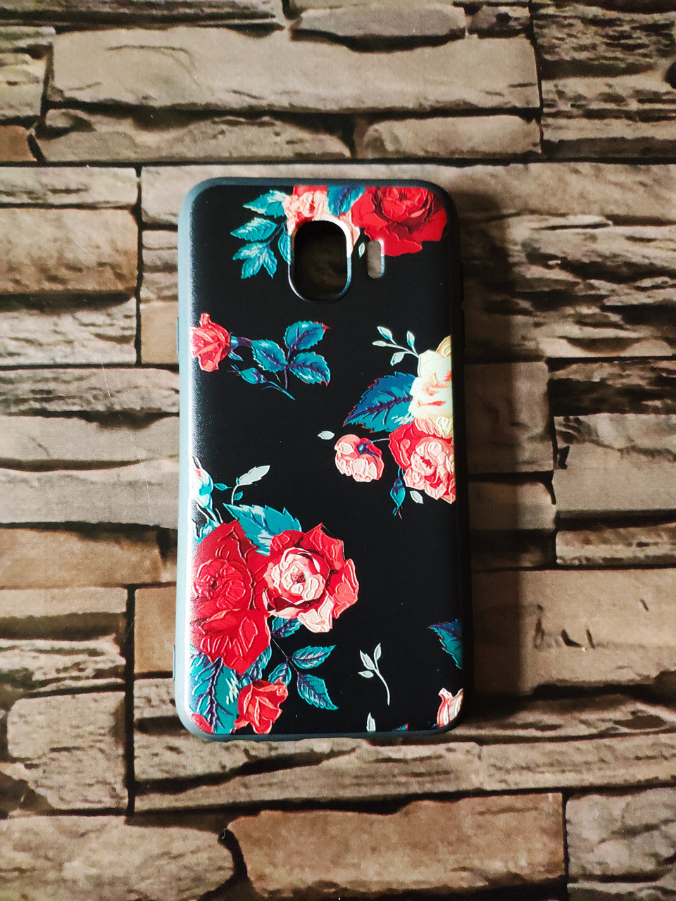 Чохол із квітами для Samsung j4 2018 / j400 силіконовий, фото 1