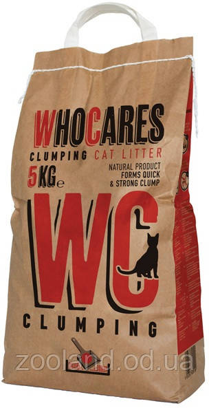 800109 WC WhoCares Clumping Комкуватий наповнювач, 5 кг