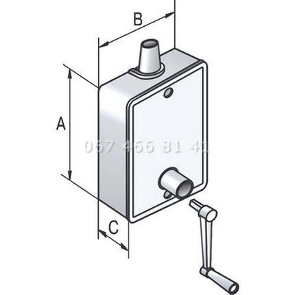 Alutech SBR/40 укладальник для корду редукторний для ролет, фото 2