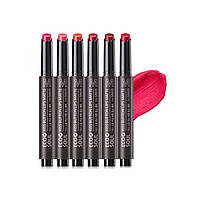 Матова помада для губ The Saem Eco Soul Kiss Button Lips Matte 01 Kissday 2 г (8806164158661), фото 3