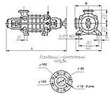 Насос ЦНС 13-70 секційний ЦНСг 13-70 для гарячої води виробник насоса ЦНС 13-70, фото 2