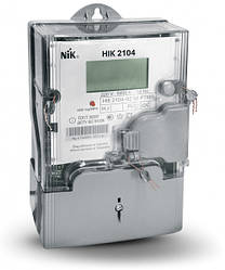 Лічильник НІК 2104-02.20 Р 1Т, 5(60)А 1ф 220В, кл. точності.1 електр. многотариф, НІК