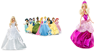 Barbie и принцессы Disney